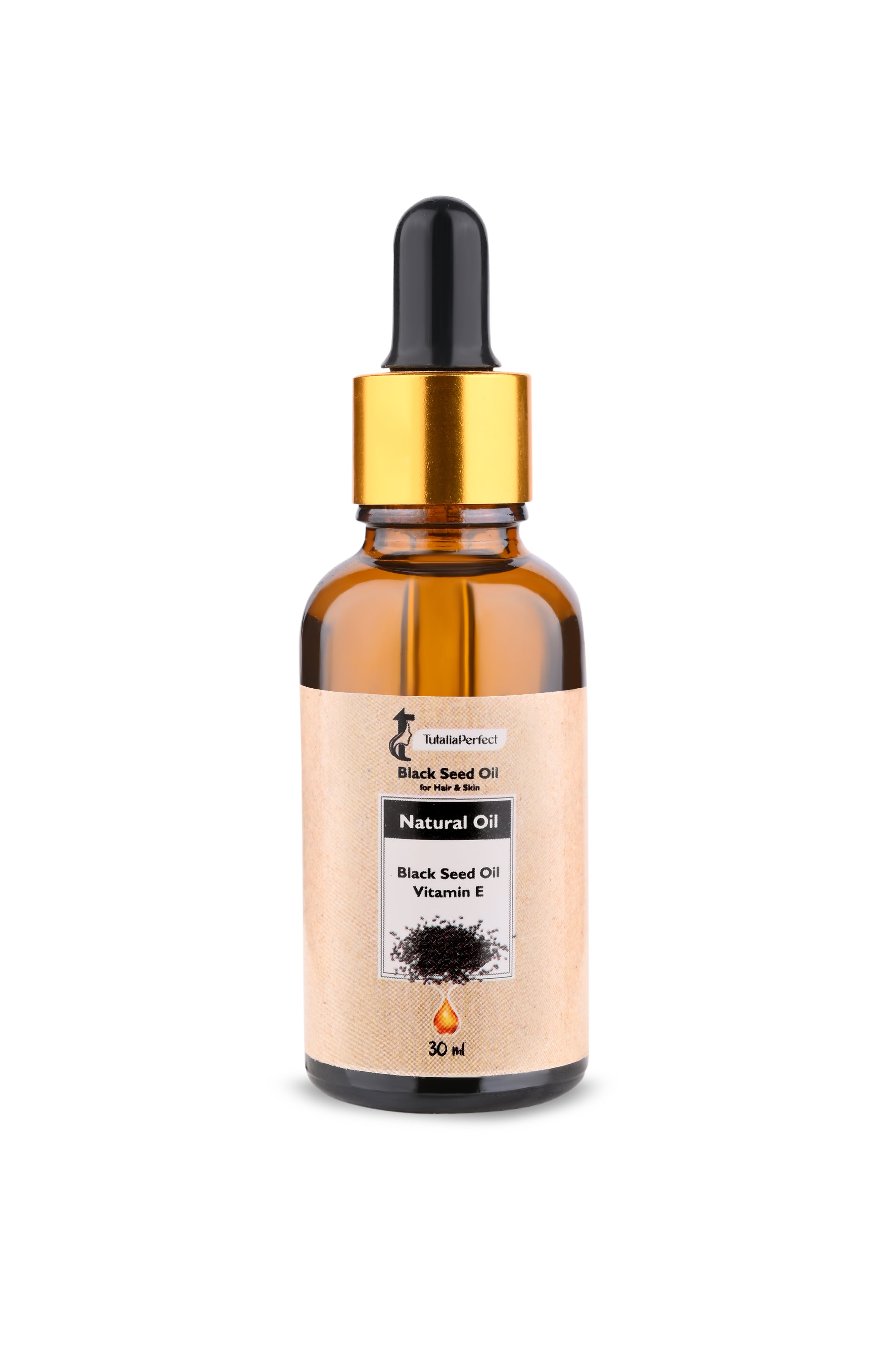 Pure Black Seed Oil for Hair &Skin – Nourishing &amp; Soothing Natural Care – Daily Hydration Treatment – 30ml